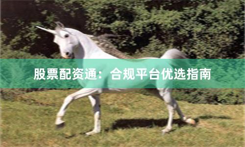 股票配资通：合规平台优选指南